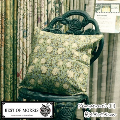 Fabric by ベストオブモリス クッションカバー 45×45cm I(ピンパネル)