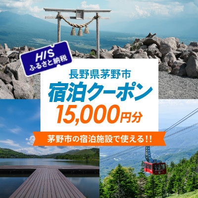 HISふるさと納税宿泊予約専用クーポン(長野県茅野市)15,000円分