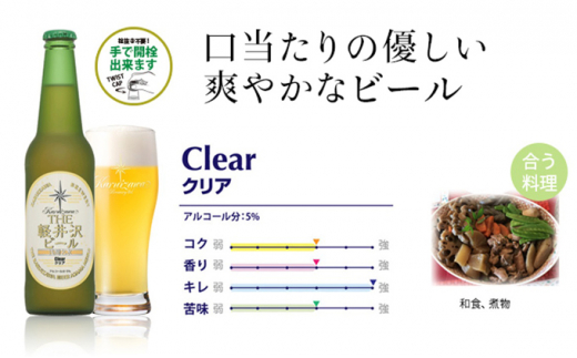 【クリア】クラフトビール330ml　12瓶　THE軽井沢ビール　詰合せ