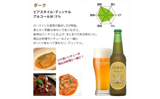 【ダーク】クラフトビール330ml　12瓶　THE軽井沢ビール　詰合せ