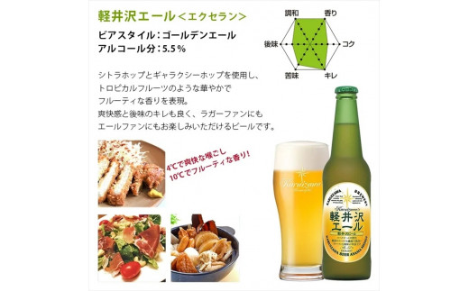 【エクセラン】クラフトビール330ml　12瓶　THE軽井沢ビール　詰合せ