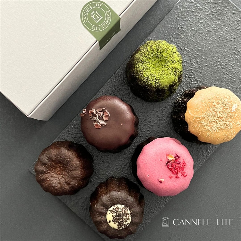 【カヌレリテ】上質素材のカヌレ6種6個（シグネチャーアソート）| 冷凍 菓子 おうちカフェ スイーツ デザート 食べ比べ 詰め合わせ