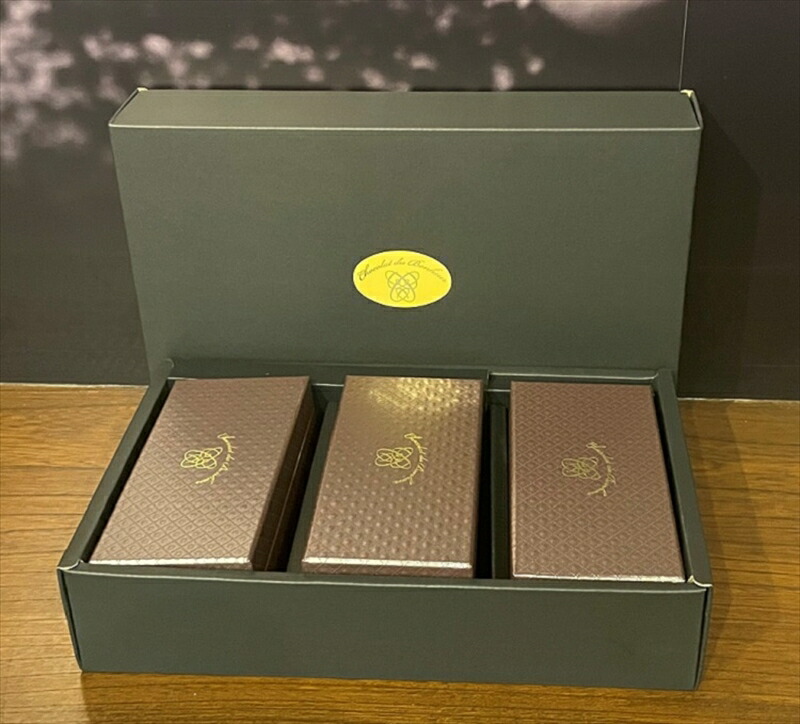 しあわせのガトーショコラ「マイルド」　3本入り（箱付き・贈答用）　＜離島は配送不可＞【2026年3月下旬以降は出荷不可】【チョコレート チョコ お菓子 スイーツ　ガトーショコラ 砂糖、卵、バター ショコラ ショコラ・デュ・ボヌール 長野県 佐久市 】