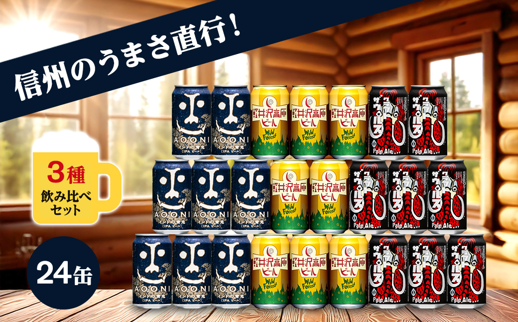 【インドの青鬼】クラフトビール350ml 3種24本 飲み比べ