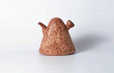 焼締めしわ文酒器セット