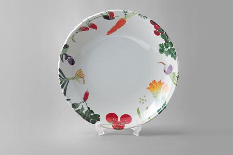 ヴィラデストワイナリーベジタブルシリーズ食器　尺一寸大皿