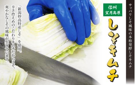信州望月高原しそキムチ（３個セット）