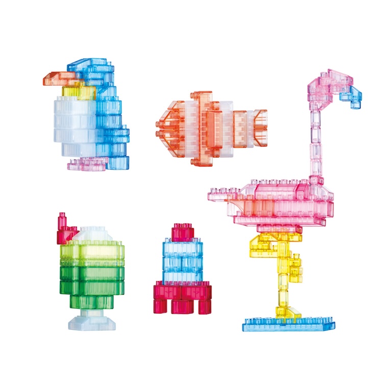 ダイヤブロック　HIKARIIRO（ヒカリイロ） L｜ギフト プレゼント 誕生日 知育 国産 ND-05