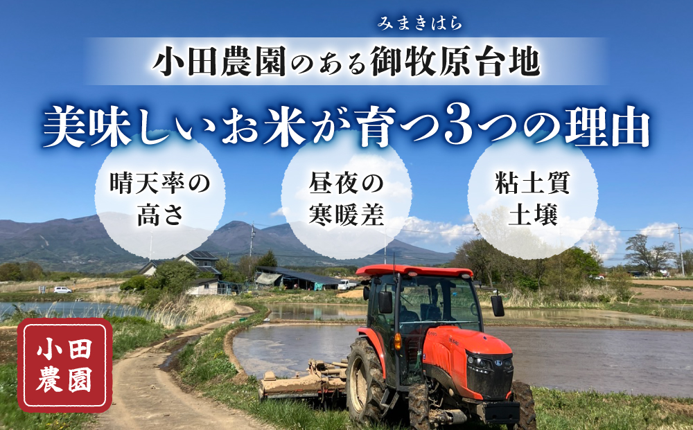 【小田農園】冷めても美味しいコシヒカリ　玄米5kg　｜※2025年9月下旬以降、発送開始予定　※着日指定不可