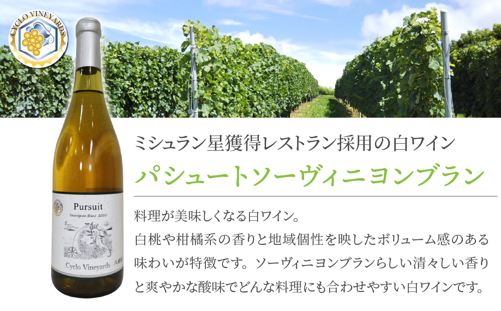 凍霜害 応援！ミシュラン採用の白ワインを飲み比べ【496ワイナリー】