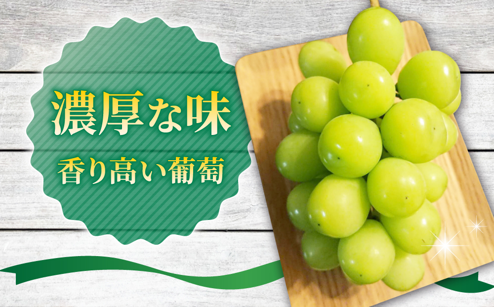 【先行受付2026年発送】シャインマスカット1kg以上（2～3房）｜御牧原おいしい農園　※2026年10月上旬～10月下旬頃発送予定