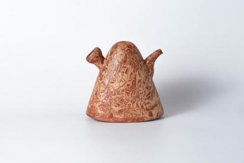 焼締めしわ文酒器セット