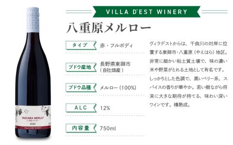 【限定50セット】ヴィラデストワイナリー　メルロー飲み比べ3本セット