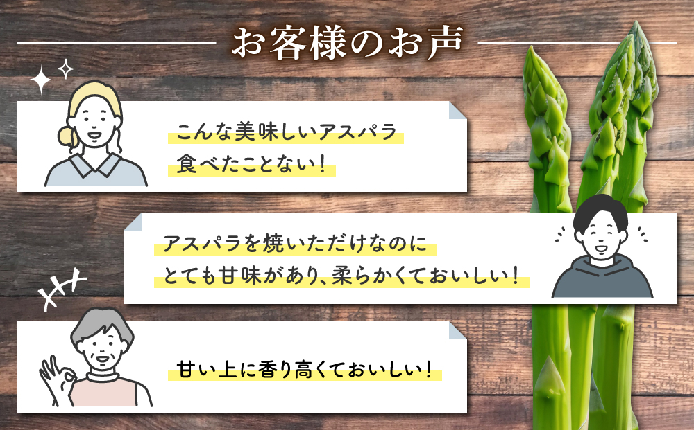 先行受付【里山JAPAN】甘くて柔らか 生きた土壌で育った『春・夏グリーンアスパラ』各1kg（2回定期便）｜長野県 ※2025年春・夏発送