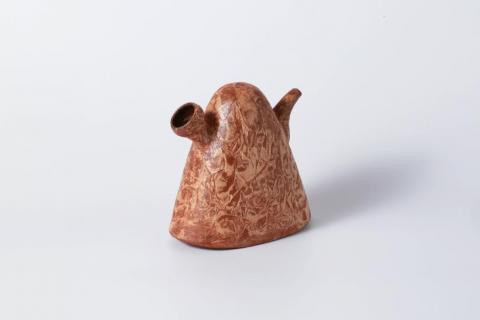 焼締めしわ文酒器セット