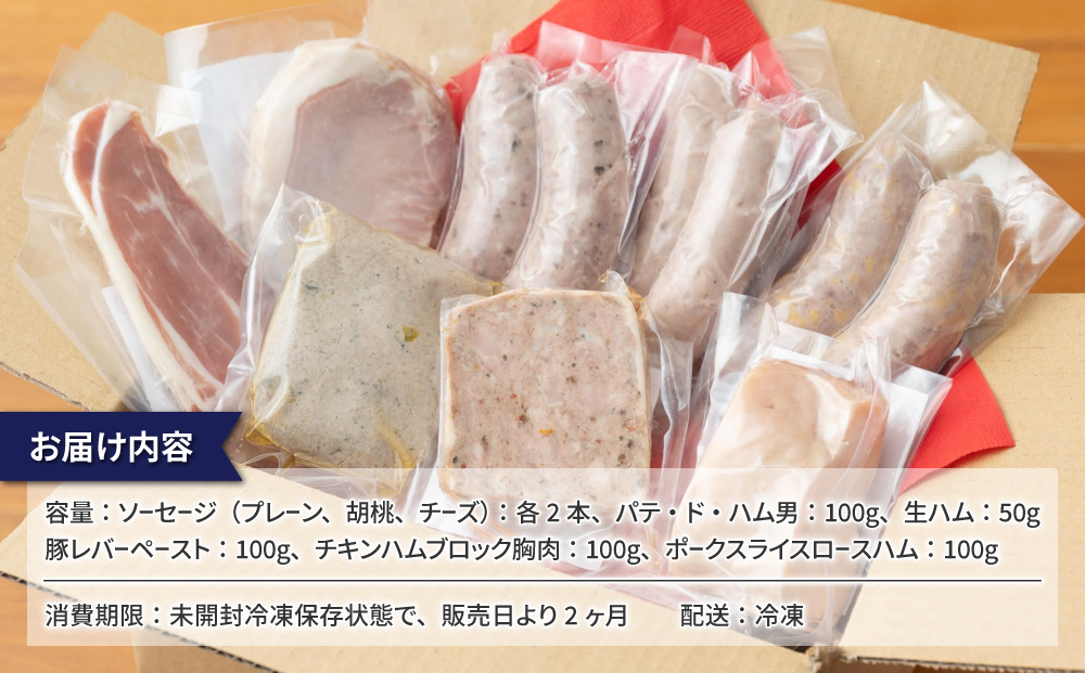 【自家製ソーセージハム男】バラエティセット