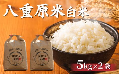 令和7年新米予約！八重原米 白米【10kg】(5kg×2袋)　※2025年10月以降順次発送｜笹屋農園「農薬削減長野県認証取得」