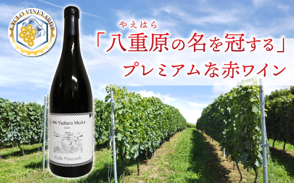 凍霜害 応援！「八重原の名を冠する」プレミアムな赤ワイン【496ワイナリー】