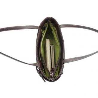 濱野皮革工藝セレブミニショルダーバッグ(ブラウン)