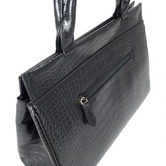 【濱野皮革工藝のハンドバッグ】レジェクロコ　コッコリーブル(ブラック)