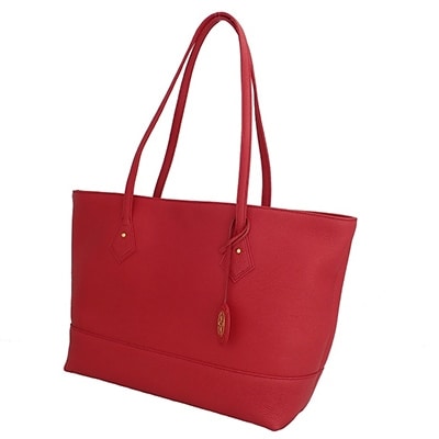 濱野皮革工藝フィオーレミオトートバッグ(レッド)