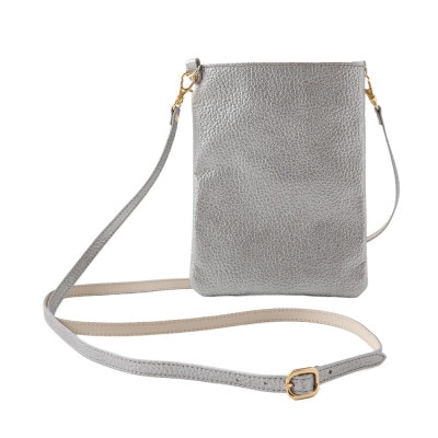 【濱野皮革工藝のショルダーバッグ】スマートフォンポシェット(ゴールド)