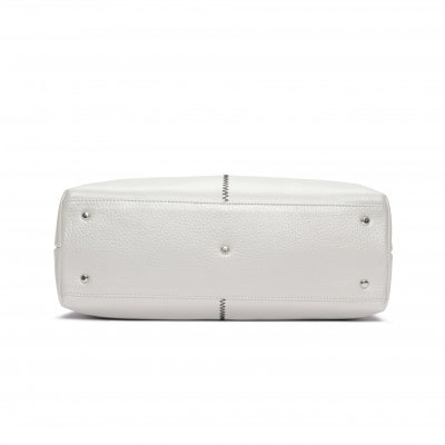 【濱野皮革工藝のバッグ】リゼトート(パールホワイト)