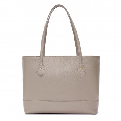 【濱野皮革工藝のバッグ】フィオーレミオトート(エクリューグレー)