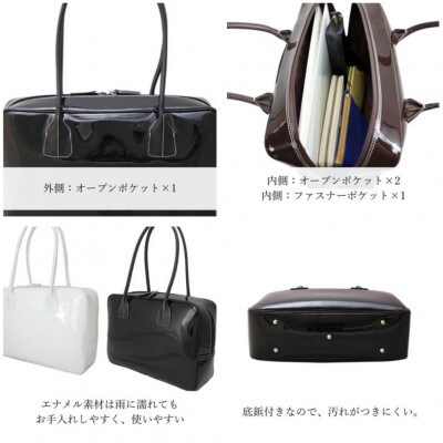 濱野皮革工藝セレブボストンバッグ(クリーム×ゴールド金具)