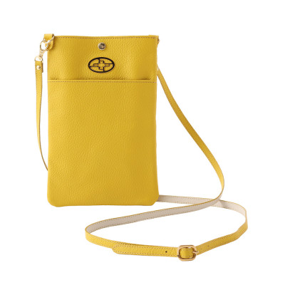 【濱野皮革工藝のショルダーバッグ】ショルダーバッグM(イエロー)