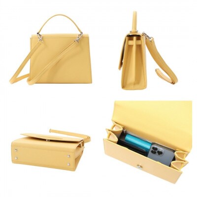 【濱野皮革工藝 HAMANO バッグ】グレース 2WAYショルダーハンドバッグ(チョコ)