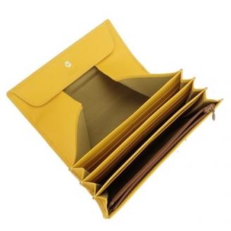 【濱野皮革工藝の長財布です。】グレース ロングウォレット ギャルソンタイプ(イエロー)