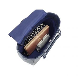 【濱野皮革工藝のハンドバッグ】ポトフ ミニ(ネイビー)