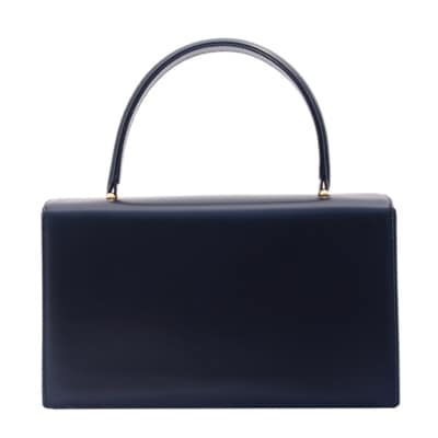 【濱野皮革工藝のフォーマルバッグ】コフレ・ド・ペルレ(ブラック×ゴールド金具)