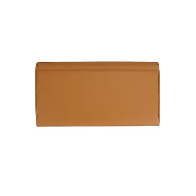 濱野皮革工藝　グレースウォレット エル(シャーベットオレンジ)