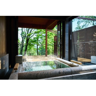 【9/30まで】THE HIRAMATSU 軽井沢 御代田　2泊ペア宿泊券ヴィラスイート　夕食1回