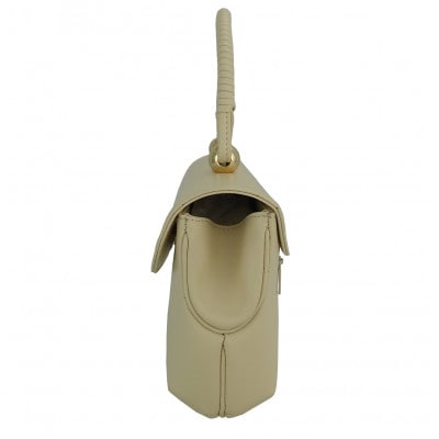 【濱野皮革工藝のフォーマルバッグ】 ロイヤルモデル(アイボリー×ゴールド)