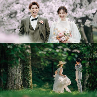 【ウェディングフォト15,000円分撮影券】スタジオAQUA軽井沢店