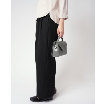 【濱野皮革工藝 HAMANO バッグ】プティ・フォルムUNO(ダークグレー×シルバー)