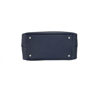 【濱野皮革工藝のハンドバッグ】ポトフ ミニ(ネイビー)