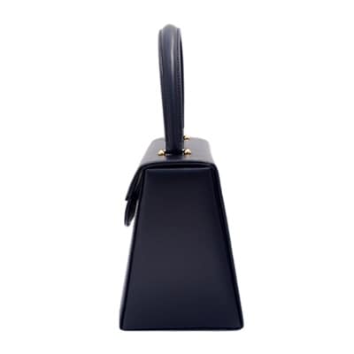 【濱野皮革工藝のフォーマルバッグ】コフレ・ド・ペルレ(ブラック×ゴールド金具)