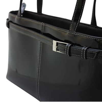 濱野皮革工藝セレブミニショルダーバッグ(ブラック)