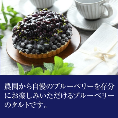 軽井沢農園パティスリーのブルーベリータルト【配送不可地域：離島】