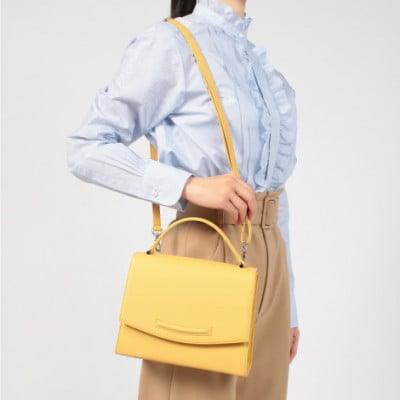 【濱野皮革工藝 HAMANO バッグ】グレース 2WAYショルダーハンドバッグ(チョコ)