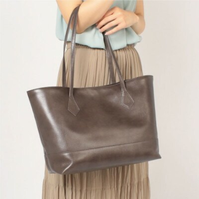 【濱野皮革工藝のトートバッグ】ミオトート MISTO(ブラウン)