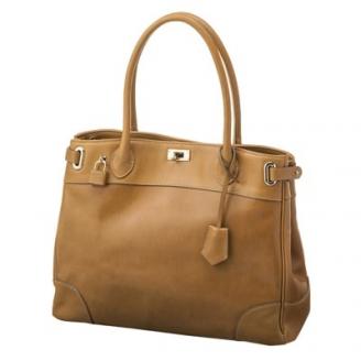 濱野皮革工藝クラッシーアーバントートバッグ(キャメル)