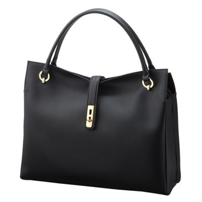 濱野皮革工藝グレースディライトトートバッグ(ブラック×ゴールド金具)