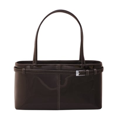 濱野皮革工藝セレブミニショルダーバッグ(ブラウン)