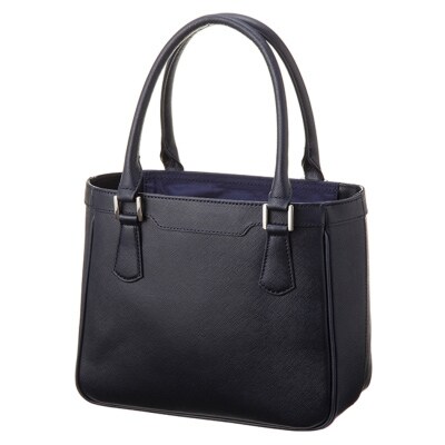 【濱野皮革工藝のハンドバッグ】ポトフ ミニ(ネイビー)