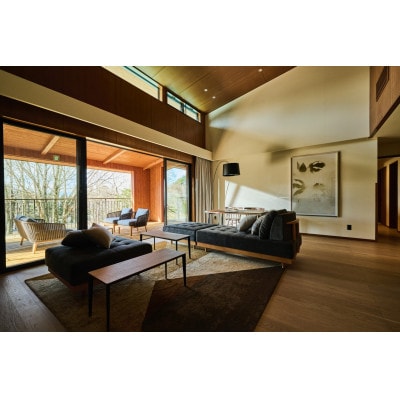 【9/30まで】THE HIRAMATSU 軽井沢 御代田　2泊ペア宿泊券ヴィラスイート　夕食1回